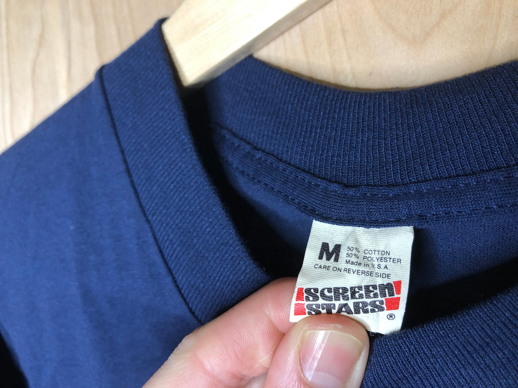 1980’a Navy Blue Blank Screen Stars - Medium product image 4