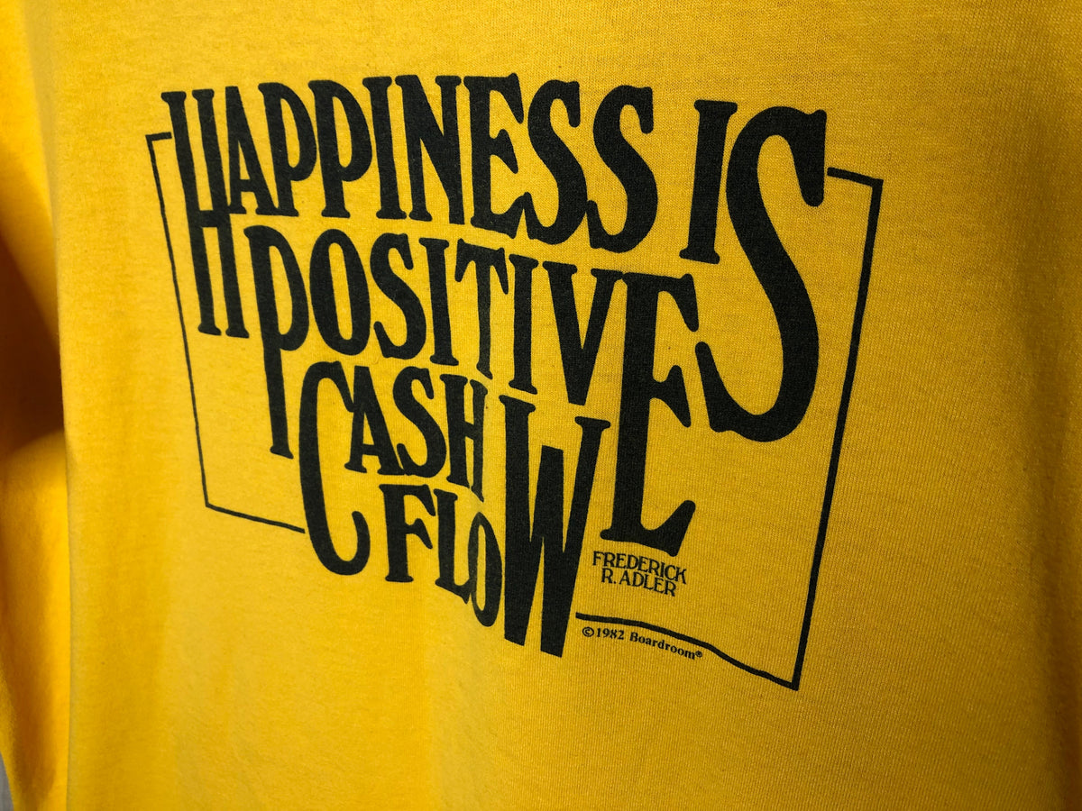 1980’s Happiness is Positive Cash Flow - XL product image 2