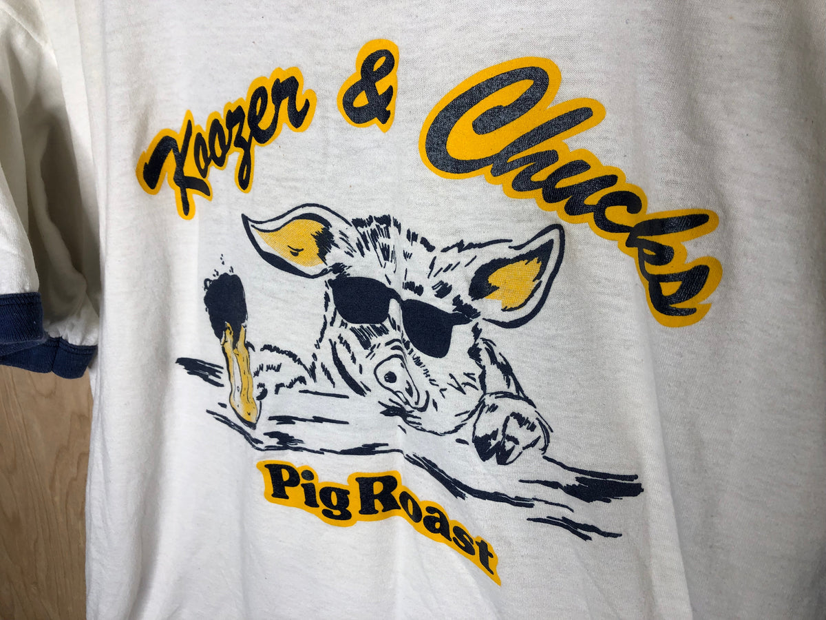 1980’s Koozer & Chucks Pig Roast Ringer - XL product image 2