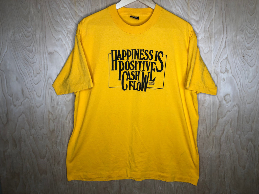 1980’s Happiness is Positive Cash Flow - XL product image 1